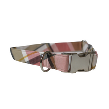 Load image into Gallery viewer, Dog Collar: &quot;blushing plaid&quot;
