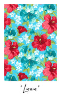 Load image into Gallery viewer, Dog Bandana: &quot;Luau&quot; (Tie on &amp; Over the Collar)
