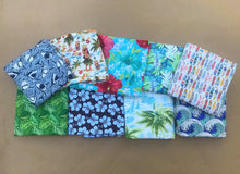 Load image into Gallery viewer, Dog Bandana: &quot;Honolulu&quot; (Tie on &amp; Over the Collar)
