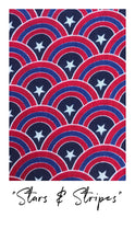 Load image into Gallery viewer, Dog Bandana: &quot;Stars and Stripes&quot; (Tie on &amp; Over the Collar)
