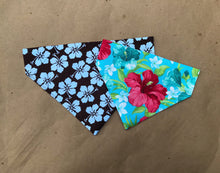 Load image into Gallery viewer, Dog Bandana: &quot;Lei&quot; (Tie on &amp; Over the Collar)
