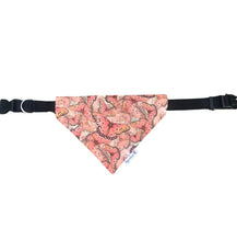 Load image into Gallery viewer, Dog Bandana: &quot;Mariposa&quot; (Tie on &amp; Over the Collar)
